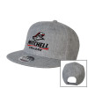 Thumbnail image for  Heather Grey Wool Blend Flat Bill Snapback Hat