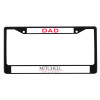 Thumbnail image for  Dad Metal License Plate Frame in Black