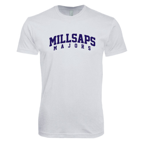  Next Level White SoftStyle T Shirt - Arched Millsaps Majors