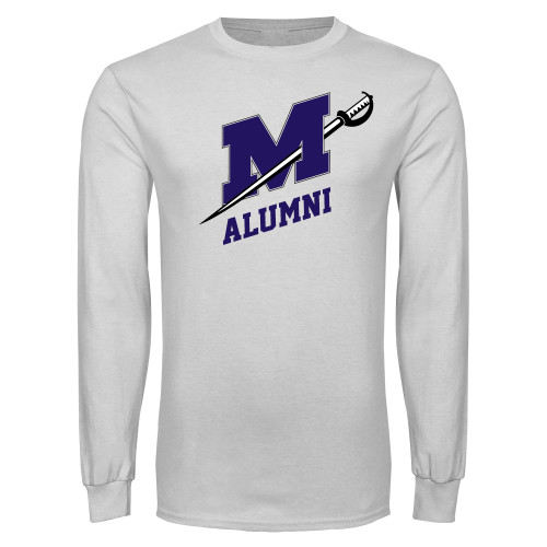  White Long Sleeve T Shirt - Alumni