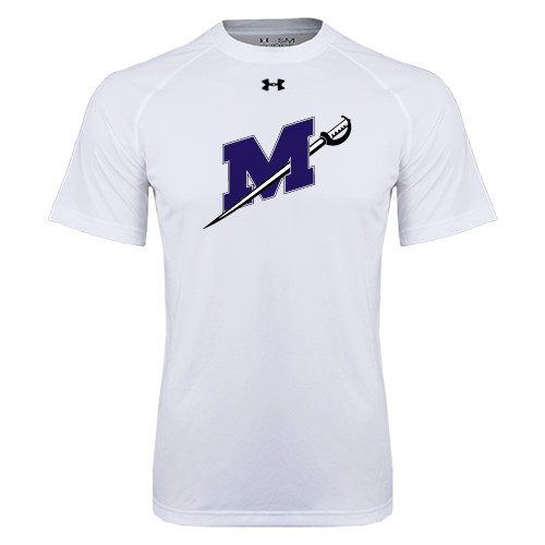  Under Armour White Tech Tee - Official Logo