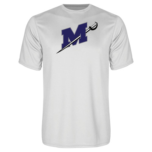  White Performance Tee - Official Logo
