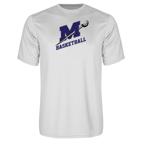  White Performance Tee - Basketball