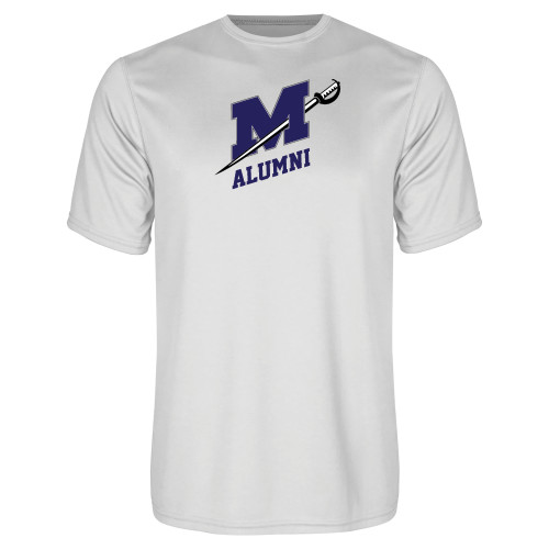  White Performance Tee - Alumni