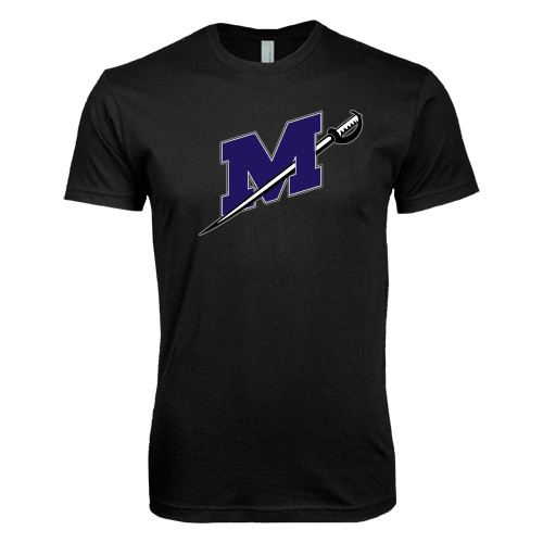 Next Level Black SoftStyle T Shirt - Official Logo