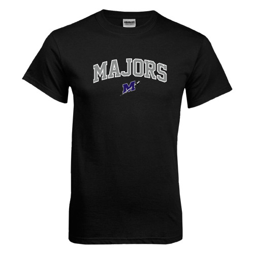  Black T Shirt - Arched Majors w/ Primary Logo