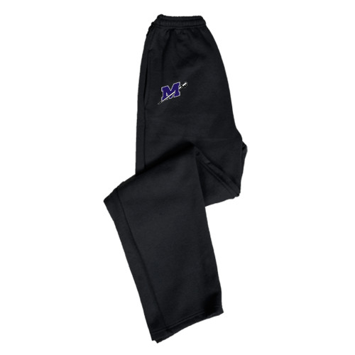  Black Fleece Open Bottom Pant - Official Logo