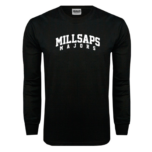  Black Long Sleeve T Shirt - Arched Millsaps Majors