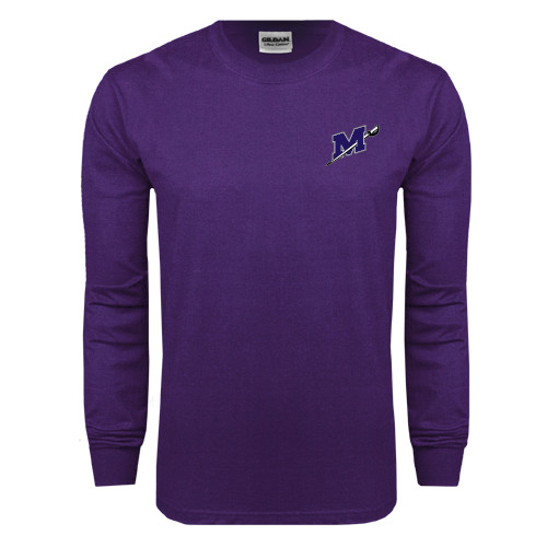  Purple Long Sleeve T Shirt - Official Logo