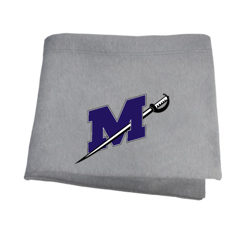  Grey Sweatshirt Blanket - Official Logo