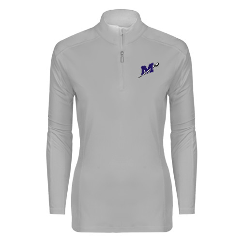 Syntrel Womens Platinum Interlock 1/4 Zip - Official Logo