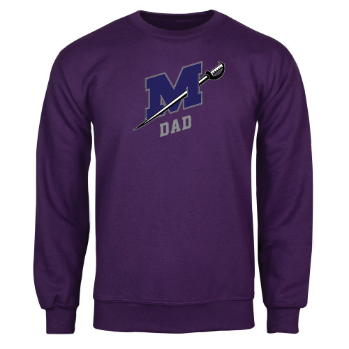  Purple Fleece Crew - Dad