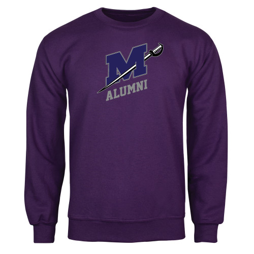  Purple Fleece Crew - Alumni
