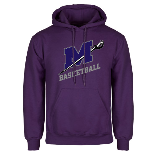  Purple Fleece Hoodie - Basketball