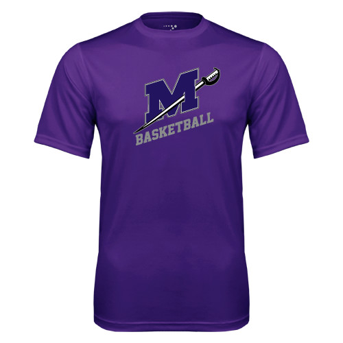  Purple Performance Tee - Basketball
