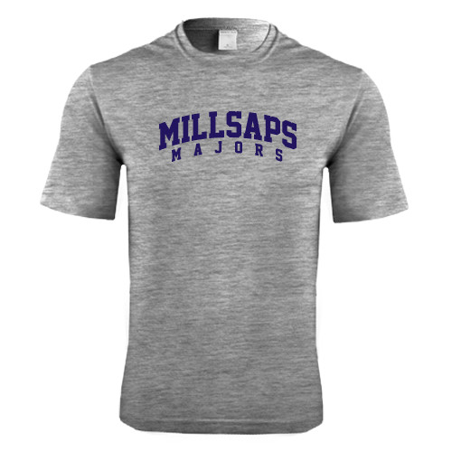  Grey Heather Performance Contender Tee - Arched Millsaps Majors