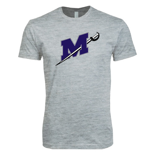  Next Level Heather Grey SoftStyle T Shirt - Official Logo