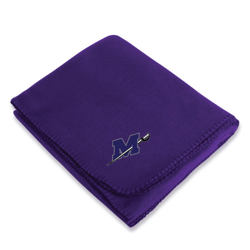  Purple Arctic Fleece Blanket - Official Logo