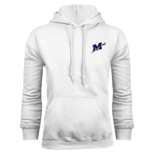  White Fleece Hoodie - Official Logo