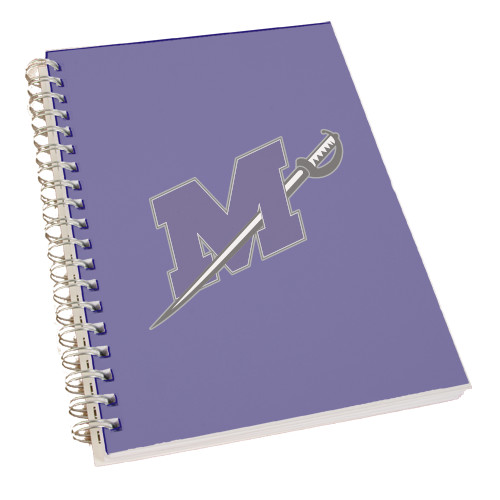  Clear 7 x 10 Spiral Journal Notebook - Official Logo