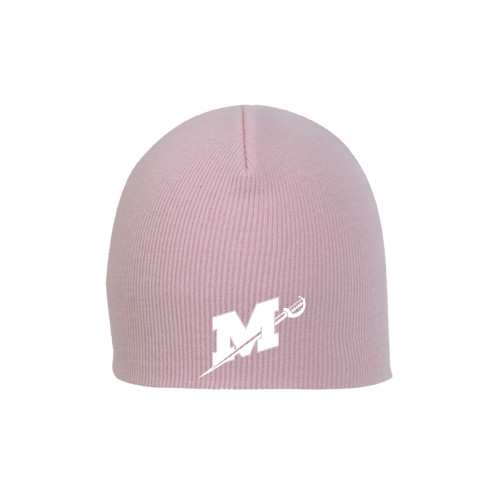  Pink Knit Beanie - Official Logo