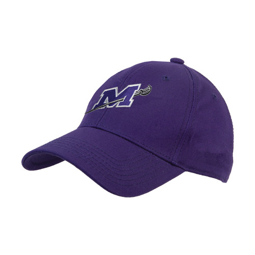  Purple Structured Adjustable Pro Style Hat - Official Logo