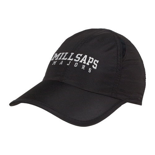  Black Performance Cap - Arched Millsaps Majors