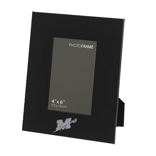  Black Metal 4 x 6 Photo Frame - Official Logo Engraved