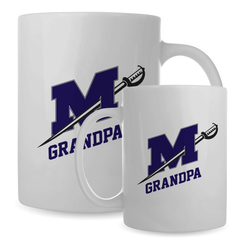  Full Color White Mug 15oz - Grandpa