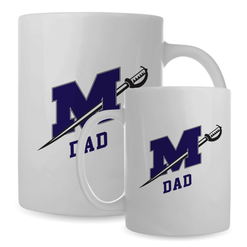  Dad Full Color White Mug 15oz - Dad