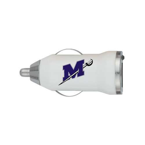  On the Go White Car Charger - Official Logo