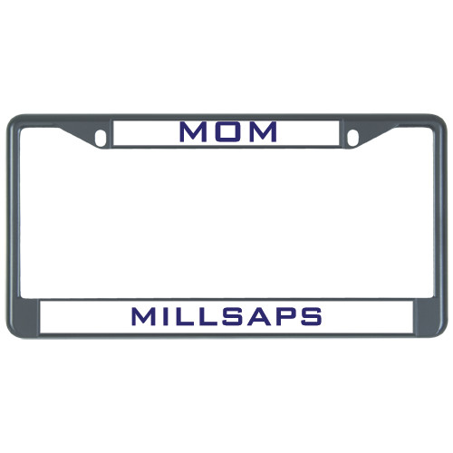  Mom Metal License Plate Frame in Black - Mom