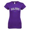 Thumbnail image for  Next Level Womens Purple Boyfriend Tee