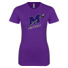 Thumbnail image for  Next Level Womens Purple Boyfriend Tee