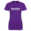 Thumbnail image for  Next Level Womens Purple Boyfriend Tee