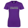 Thumbnail image for  Next Level Womens Purple Boyfriend Tee