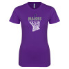 Thumbnail image for  Next Level Womens Purple Boyfriend Tee