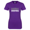 Thumbnail image for  Next Level Womens Purple Boyfriend Tee
