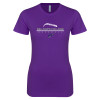 Thumbnail image for  Next Level Womens Purple Boyfriend Tee