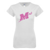 Thumbnail image for  Next Level Womens White Boyfriend Tee