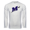 Thumbnail image for  White Performance Long Sleeve Shirt