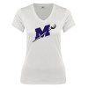 Thumbnail image for  Next Level Womens White Ideal V Tee