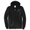 Thumbnail image for  Extended Black Fleece Full Zip Hoodie