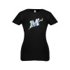 Thumbnail image for  Next Level Girls Black Fashion Fit T Shirt