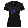 Thumbnail image for  Next Level Womens Black Ideal V Tee