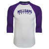 Thumbnail image for  White/Purple Raglan Baseball T Shirt