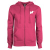 Thumbnail image for  ENZA Womens Fuchsia Fleece Full Zip Hoodie