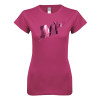 Thumbnail image for  Next Level Womens Fuchsia Boyfriend Tee