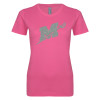 Thumbnail image for  Next Level Womens Fuchsia Boyfriend Tee