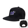 Thumbnail image for  Black Flat Bill Snapback Hat